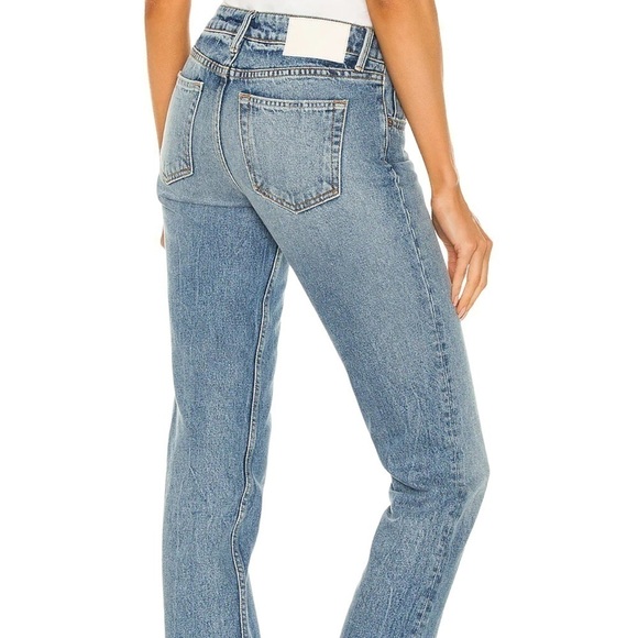 GRLFRND The Hailey Low Rise Slim Boot With Slit Jeans Size 31 NWT - Picture 14 of 14